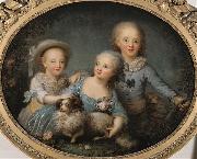unknow artist The children of the comte d'Artois Spain oil painting artist